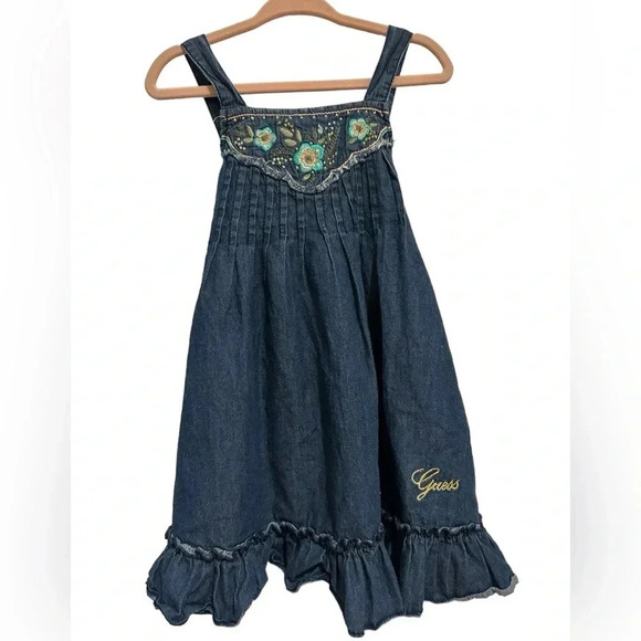 Guess Other - Guess Kids Girl’s Embroidered Denim Dress